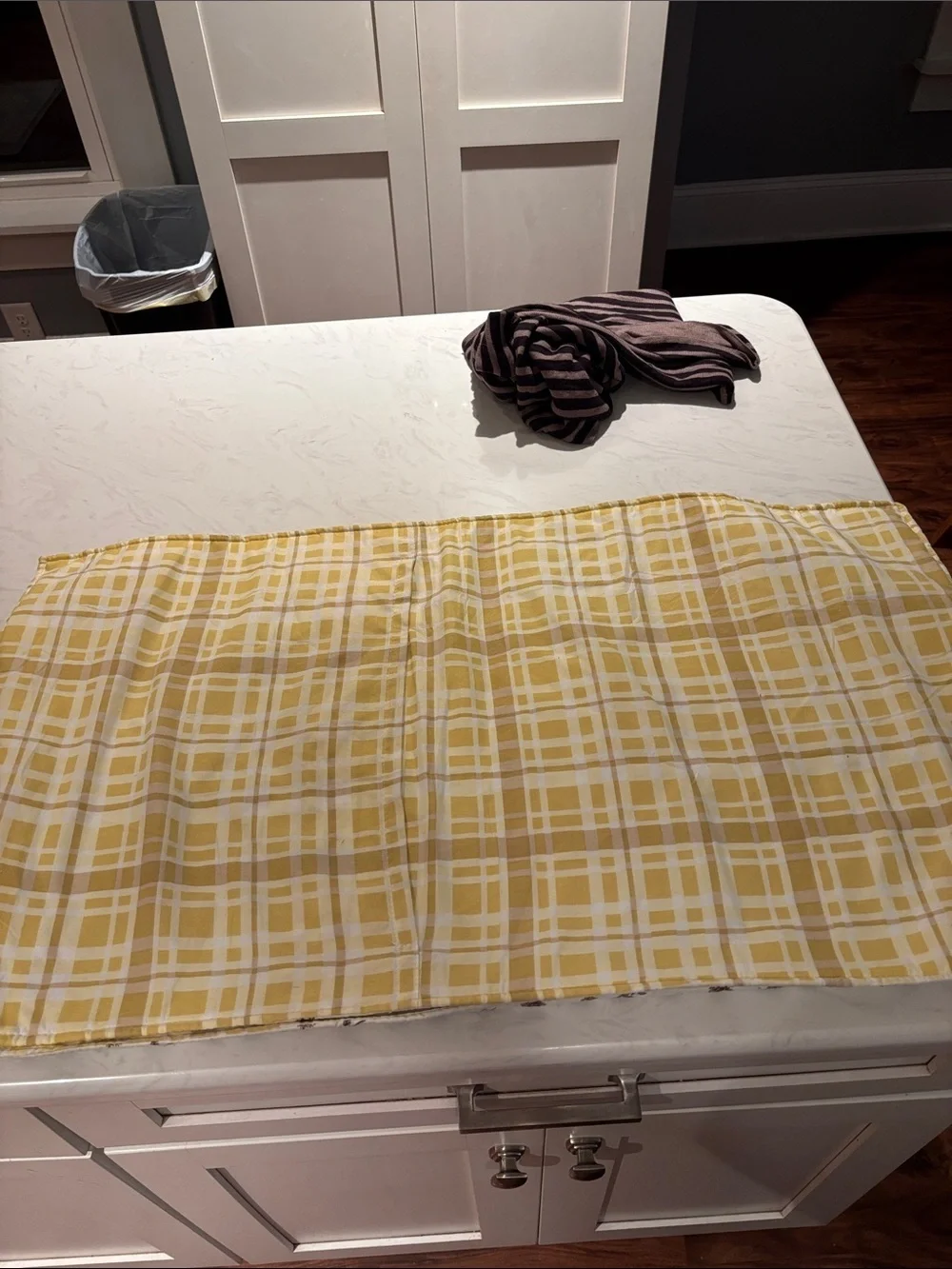 Floral Patchwork Quilted Sunflower King Shams - Yellow and Gray
